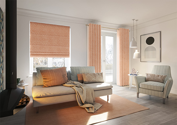 Confetti, Cinnabon - Twist&Fit Roman Blind - Image 6